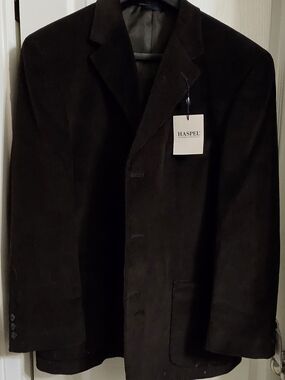 Haspel Men's Dark Brown Corduroy Sport Coat